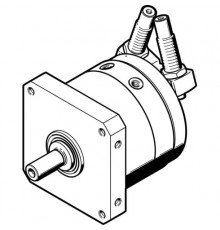 Неполноповоротный привод Festo DSM-T-63-270-CC-A-B