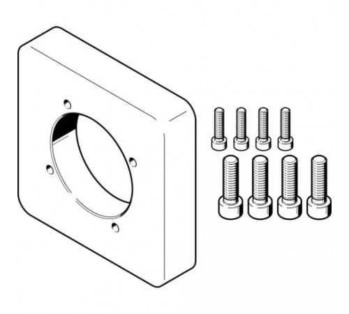 Фланец электродвигателя Festo EAMF-A-77A-140A