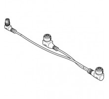 Соединительный кабель Festo NEDV-L2R1-V7-M12W3-K-0.1L1-N-M8W4-0.2R1