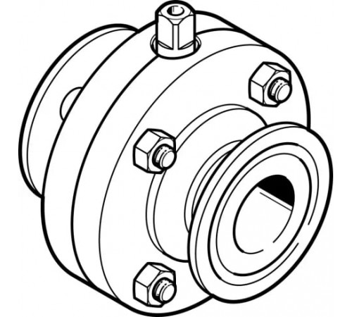 Поворотный затвор пищевой Festo VZFB-A-1&rdquo;-CC-V4V4E