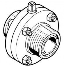 Поворотный затвор пищевой Festo VZFB-SZ-1&rdquo;-TT-V2V2E