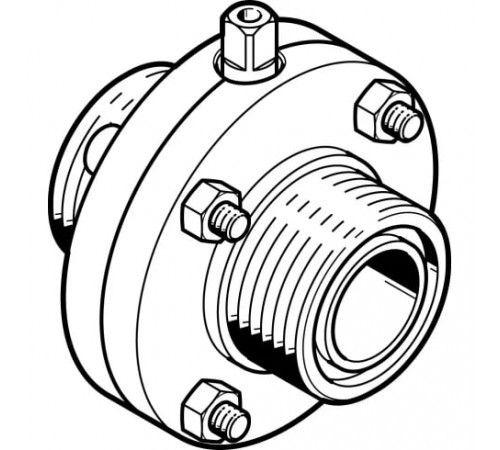 Поворотный затвор пищевой Festo VZFB-SZ-1&rdquo;-TT-V2V2E