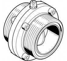 Поворотный затвор пищевой Festo VZFB-SZ-21/2&rdquo;-TT-V4V4E
