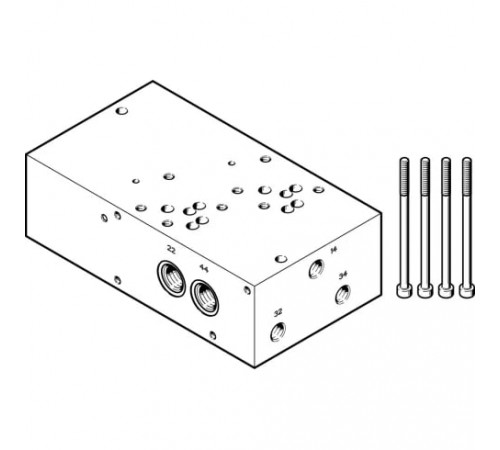 Монтажная плита Festo VABP-S1-1V1G-G14-2