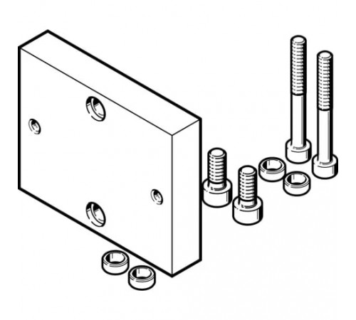 Адаптерная плита Festo DHAA-G-Q11-35-B17-25