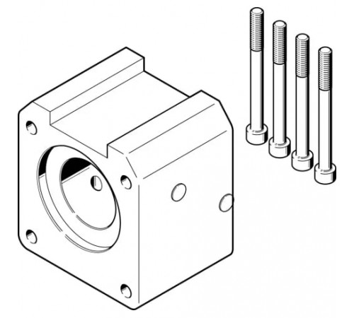 Корпус муфты Festo EAMK-A-E72-64A