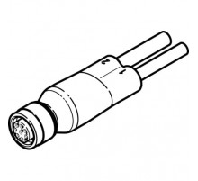 Двойной кабель Festo NEDU-L1R2-V9-M12G8-E-LE5-5R1-LE3-5R2
