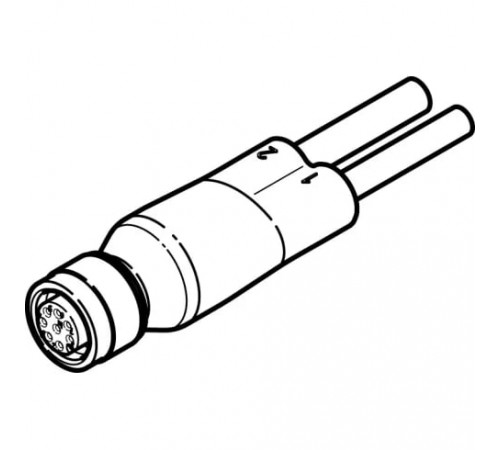 Двойной кабель Festo NEDU-L1R2-V9-M12G8-E-LE5-5R1-LE3-5R2