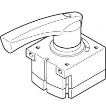 Распределитель с ручным управлением Festo VHER-H-B43C-B-G12