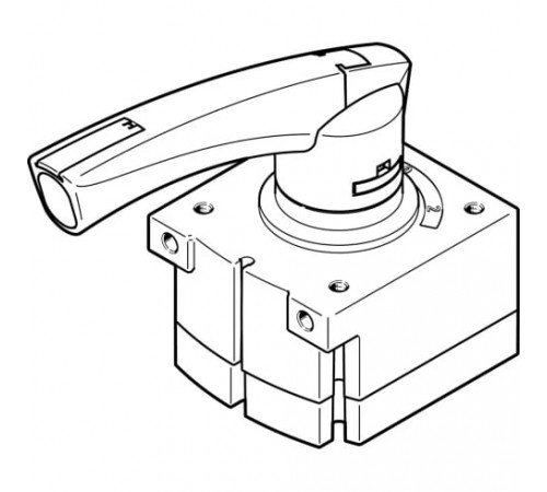 Распределитель с ручным управлением Festo VHER-P-H-B43E-B-G12