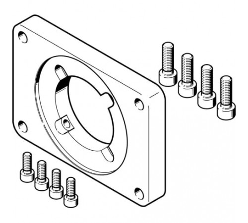 Фланец электродвигателя Festo EAMF-A-95B-80G