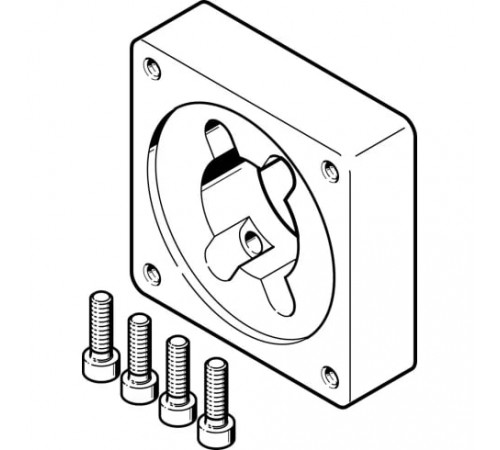 Фланец электродвигателя Festo EAMF-A-38D-87A