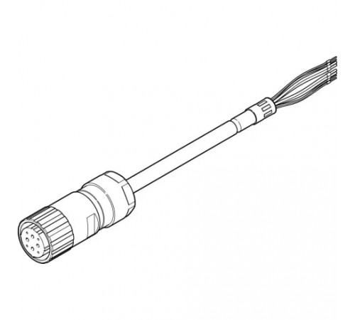 Кабель электродвигателя Festo NEBM-M40G8-E-10-Q10N-LE8