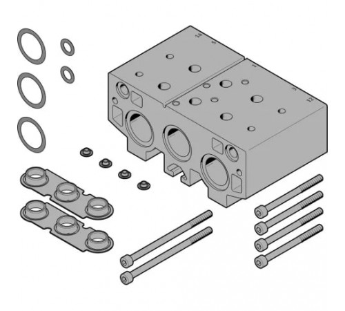 Плита для блочного монтажа Festo VABM-B10-30EEE-G34-2