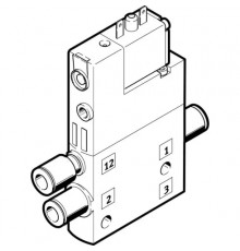 Распределитель с электромагнитным управлением Festo CPE14-M1BH-3GLS-QS-6