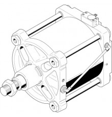 Линейный привод Festo DFPI-320-ND2P-E-NB3P