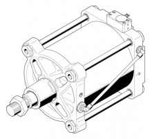 Линейный привод Festo DFPI-250-ND2P-E-NB3P