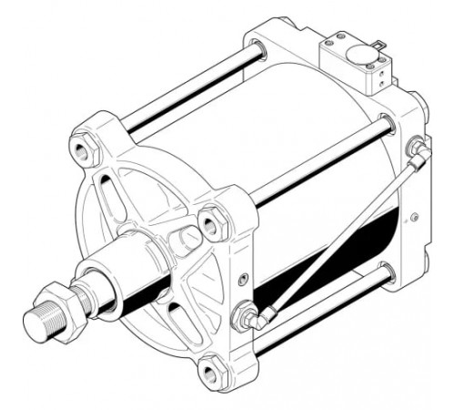 Линейный привод Festo DFPI-250-ND2P-E-NB3P