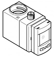 Датчик расхода Festo SFAW-100-X-E-PNLK-PNVBA-M12
