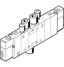 Распределитель с электромагнитным управлением Festo CPE10-M1BH-5/3BS-QS4-B