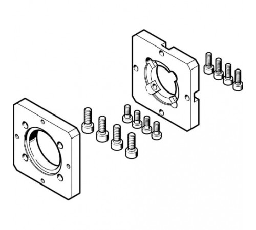 Фланец электродвигателя Festo EAMF-A-38A-40G