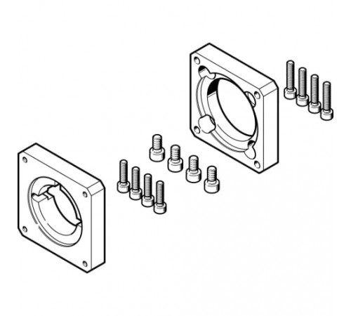 Фланец электродвигателя Festo EAMF-A-44A-60G/H