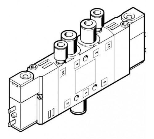 Распределитель с электромагнитным управлением Festo CPE10-M1BH-5JS-QS-4