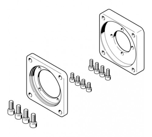 Фланец электродвигателя Festo EAMF-A-64C-80G-S1