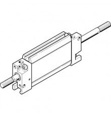 Плоский пневмоцилиндр Festo DZF-12-A-P-A-S2