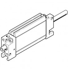 Плоский пневмоцилиндр Festo DZF-12-P-A-S2