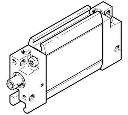 Плоский пневмоцилиндр Festo DZF-12-P-A