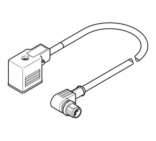 Соединительный кабель Festo NEBV-B2W3F-P-K-0.3-N-M12W3