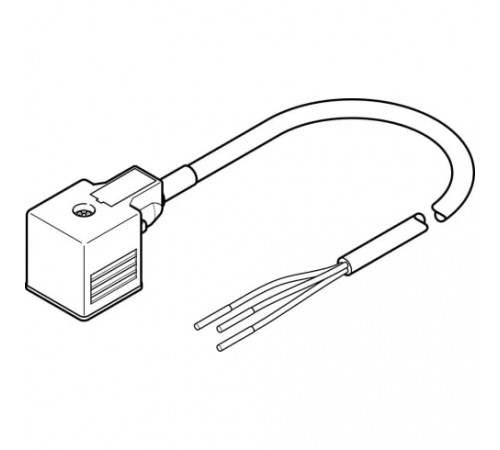 Соединительный кабель Festo NEBV-A1W3F-P-K-0.6-N-LE3