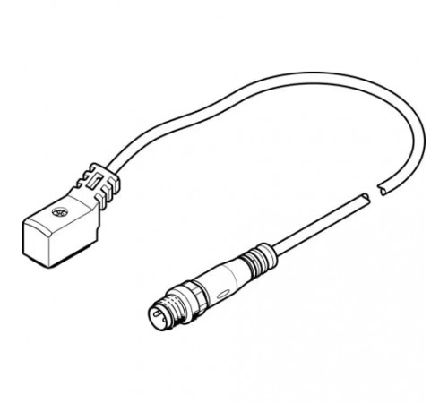 Соединительный кабель Festo NEBV-Z4WA2L-R-E-2.5-N-M8G3-S1