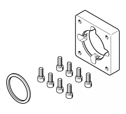 Фланец электродвигателя Festo EAMF-A-64A/B-67A-S1