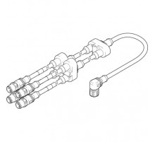 Переходник Festo NEFV-V12-M12W8-0.6-M12QG5