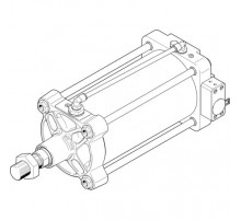 Линейный привод Festo DFPI-160-ND2P-C1V-NB3P-R-A