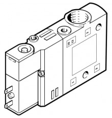 Распределитель с электромагнитным управлением Festo CPE14-M1BH-3GL-1/8
