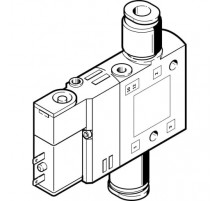 Распределитель с электромагнитным управлением Festo CPE10-M1BH-3GL-QS-4