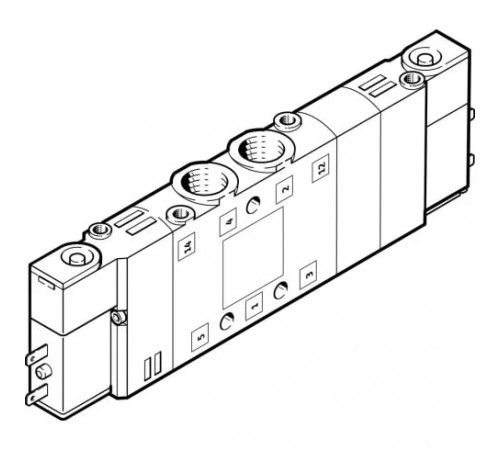 Распределитель с электромагнитным управлением Festo CPE14-M1BH-5/3G-1/8