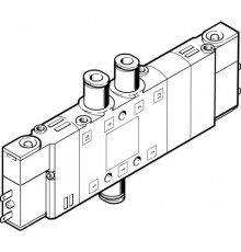 Распределитель с электромагнитным управлением Festo CPE14-M1BH-5/3B-QS-6