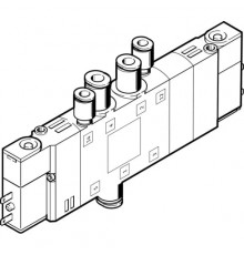 Распределитель с электромагнитным управлением Festo CPE14-M1BH-5/3BS-QS-6