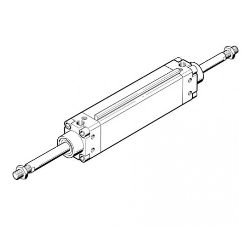 Плоский пневмоцилиндр Festo DZH-25-PPV-A-S20