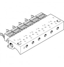Плита для блочного монтажа Festo MHA1-P10-2-M3-PI