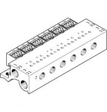 Плита для блочного монтажа Festo MHA1-PR8-3-M3-PI