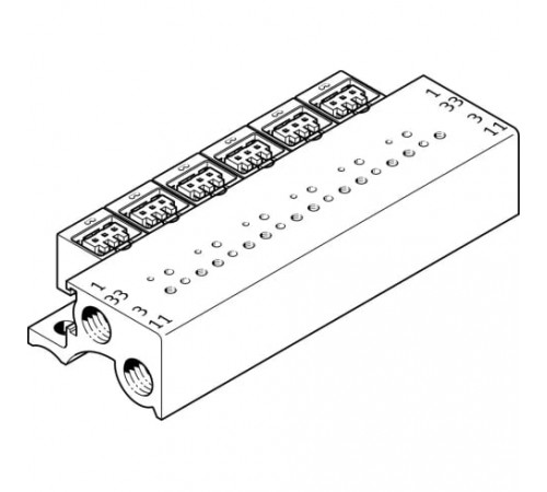 Плита для блочного монтажа Festo MHP1-PR6-3-PI