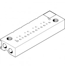Плита для блочного монтажа Festo MHP1-PR6-3-PI-PCB