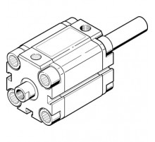 Компактный пневмоцилиндр Festo AEVU-16-P-A-S26