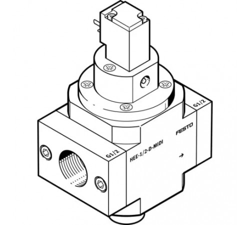 Отсечной распределитель Festo HEE-1/2-D-MIDI-110