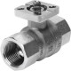 Шаровой кран Festo VAPB-1 1/2-F-25-F04 05 Ру25 Ду40 (PN25 DN40)
